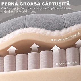 HOMCOM Fotoliu Electric cu Ridicare Asistată, Reclinabil, Încălzit, cu Masaj, Aspect In, 2 Telecomenzi, Gri Deschis | Aosom Romania