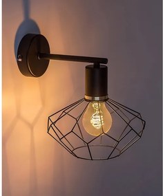 Aplică Rabalux 71064 FRAN 1xE27/40W/230V d. 20 cm negru