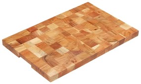 Placa de tocat, 60 x 40 x 3,8 cm, lemn masiv de acacia 60 x 40 x 3.8 cm