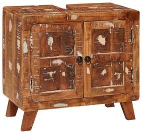 vidaXL Dulap de Baie Multicolor Lemn solid de mango, lemn stratificat