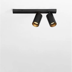 Plafoniera cu 2 spoturi GU10 ZELOS negru