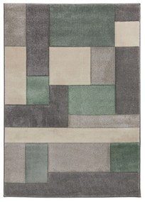 Covor Flair Rugs Cosmos, 80 x 150 cm, verde - gri