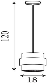 Pendul stil decorativ Royal chihlimbar