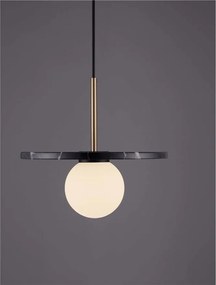 Pendul decorativ stil minimalist IDOR negru/opal