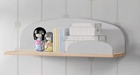 Poliță de Perete Kiddy 65 cm, pentru Camera Copii, Gri Rece – Vipack
