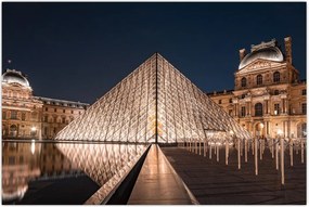 Tablou - Louvre noaptea (90x60 cm)