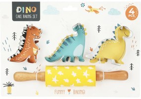 Set de copt pentru copii La Cucina Dino, 4 bucăți