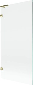 Mexen Lunar L paravan baie cu un panou 90 x 150 cm, transparent, auriu - 897L-090-000-50-00