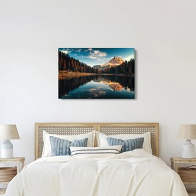 Tablou - Alpi, Italia, Dolomiți, Lago Antorno (90x60 cm)