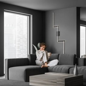 Lustră LED aplicată STAFF 5xLED/4,8W/230V negru Briloner 3501-015