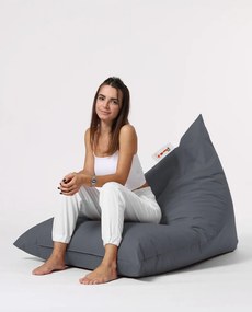 Fotoliu puf pentru grădină Pyramid Big Bed Pouf - Fume