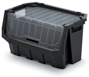 Cutie de depozitare cu blocare 39,6 x 29 x 28 cm, neagra