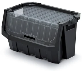 Cutie de depozitare cu blocare 39,6 x 29 x 28 cm, neagra