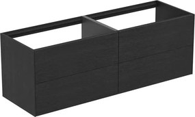 Dulap baza suspendat Ideal Standard Atelier Conca finisaj stejar inchis 4 sertare 160 cm