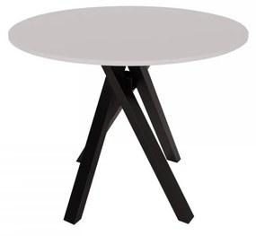 Masă sufragerie 92 cm Geratus 92 (Alb + Negru) (pentru 2-4 persoane). 1103529
