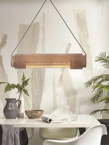 Lustra eco din bambus Bhutan cilinder 85cm, nat