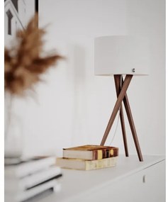 ByRydens Lampă de masă VEGA 1xE27/8W/230V, alb/nuc (4002720-6003)