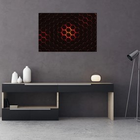 Tablou cu sârmă (90x60 cm)