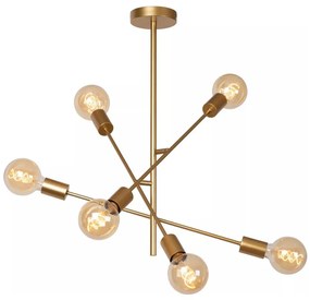 Lucide 21119/06/02 - Lustră pe tijă LESTER 6xE27/40W/230V