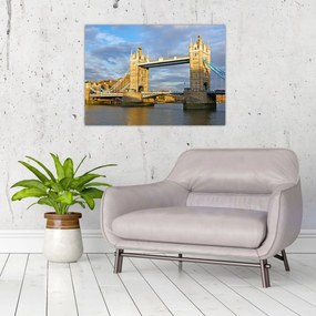 Tablou pe sticlă - Tower Bridge (70x50 cm)