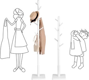 Cuier de podea alb ARBO