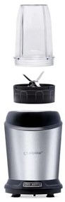Alpina Nutrition Blender, 4 lame, 1200 W, recipient de 1 L, fără BPA, Inox/Negru