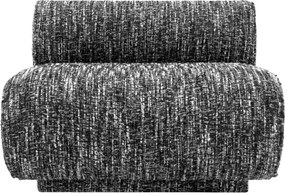 Fotoliu elegant design LUX Urbano, Boucle sonata black