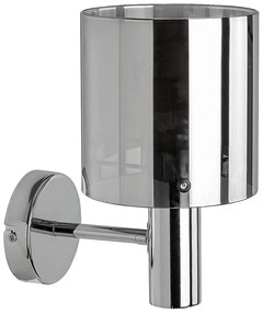 Aplica de perete design modern Donati crom/fumuriu