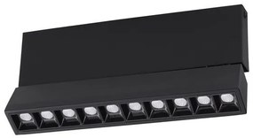 Spot LED aplicat ajustabil PAD 15W negru