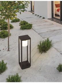Stalp LED solar de exterior cu senzor miscare IP65 LOVETO H-50cm