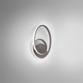 Aplica de perete LED design modern Diva, auriu, alb sau titan
