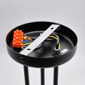 Lustră aplicată MATYLDA 3xE27/60W/230V negru