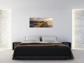 Tablou - e malul lacului Obersee (120x50 cm)
