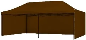 Cort pavilion pliabil 3X6 maro SQ