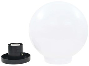 Lampi bol cu LED 2 buc, sferice, 25 cm, PMMA 2, 25 cm, 1