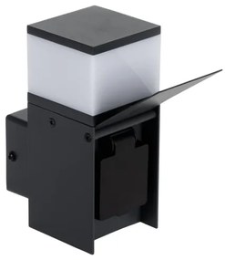 Aplică de exterior cu priză Kanlux 38761 DASTEN 1xG9/11W/230V IP44 negru