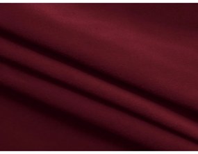 Fotoliu burgundy cu tapițerie din catifea Ekahi – Makamii