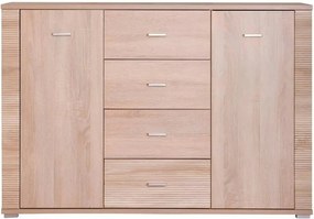 Comoda GRAND tip 9, PAL, stejar sonoma, 140x39x96 cm