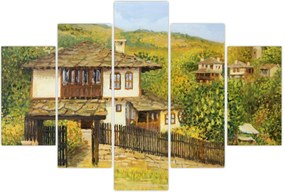 Tablou - Cabane în timpul verii (150x105 cm)