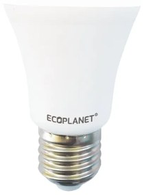 Set 10 buc - Bec LED Ecoplanet, E27, 5W (40W), 450 LM, F, lumina rece 6500K, Mat Lumina rece - 6500K, 10 buc