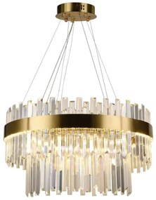 Lustră LED de cristal dimabilă pe cablu LED/80W/230V + telecomandă