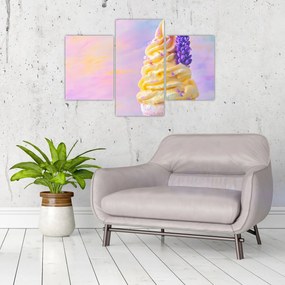 Tablou - Înghețată cu lavandă (90x60 cm)