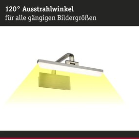 Paulmann 95568 - Lampă pentru tablou RENAN LED/6W 230V 30 cm alamă