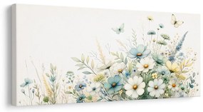 Tablou flori sălbatice pastelate