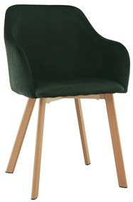 Zondo Scaun de sufragerie Talira (verde + fag). 809575