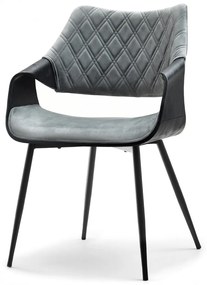 Scaun Rolf K (gri negru + negru). 1111251