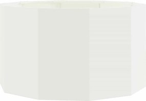 vidaXL Jardinieră Alb 90 x 90 x 50 cm Oțel