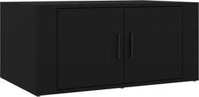 vidaXL Măsuță de cafea, negru, 80x50x36 cm, lemn compozit