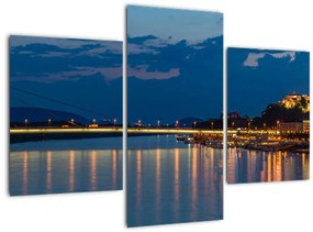 Tablou cu Bratislava și palat (90x60 cm)
