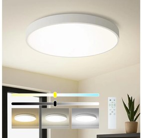 Brilagi - Lampă LED dimabilă POOL SMART LED/100W/230V Ø 80 cm Wi‑Fi Tuya albă + telecomandă